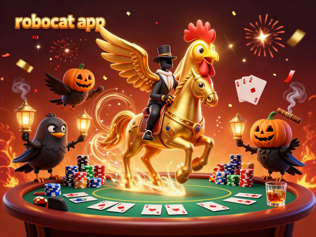 Play exciting casino games with the robocat app, featuring vibrant characters and immersive action.